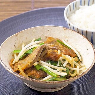 焼肉のたれで簡単♪肉どろぼうのレバニラ